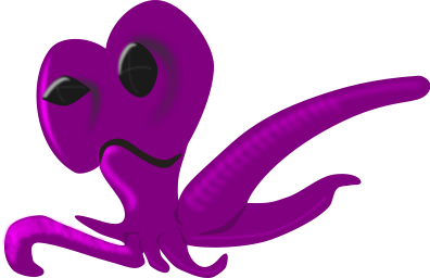 An alien octopus