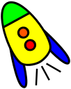 A child-style rocket